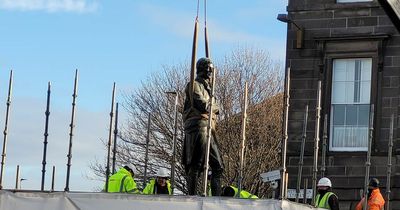 Edinburgh's famous Robert Burns statue returns just in time for Burns Night