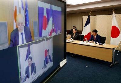 Japan, France seek to deepen security ties amid China's rise