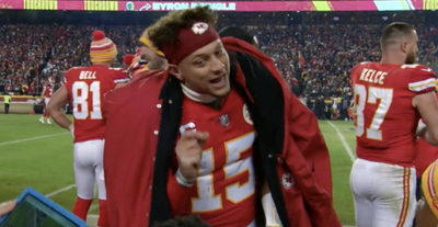 Mic’d-up Patrick Mahomes really wanted Travis Kelce to throw the touchdown pass to him instead