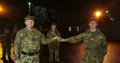 Lanarkshire cadet earns his stripes and is now giving back to the battalion