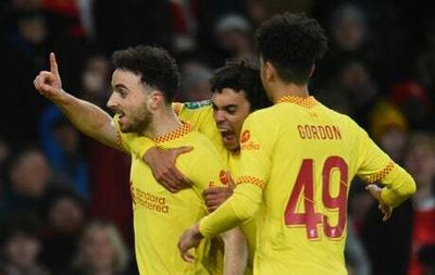 Arsenal 0-2 Liverpool: Diogo Jota’s double sends Jurgen Klopp’s side into Carabao Cup final