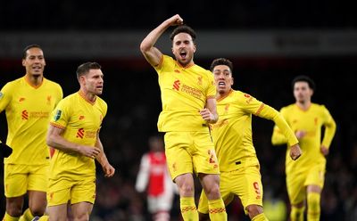 Diogo Jota brace sends Liverpool into Carabao Cup final