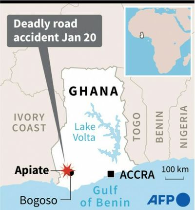 17 killed, 59 injured by mine-truck explosion in Ghana