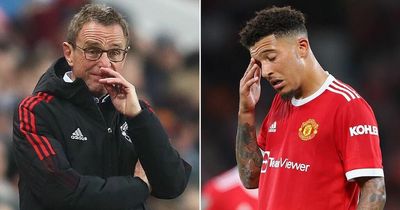 Jadon Sancho's camp 'unhappy' with Ralf Rangnick comments on Man Utd winger