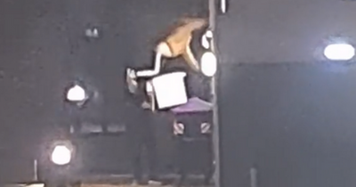 Bungling lads caught trying to climb in Edinburgh flat window on camera in epic fail