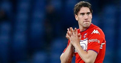 Dusan Vlahovic would correct Arsenal’s major Cristiano Ronaldo mistake with Erling Haaland claim