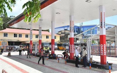 KSRTC fuel outlets exempted from local bodies’ licence