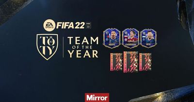 When will FIFA 22 TOTY items be in packs? Expected release date for all FUT TOTY items