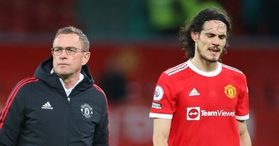 Ralf Rangnick looking to sell Man Utd trio of 'trouble makers' including Edinson Cavani