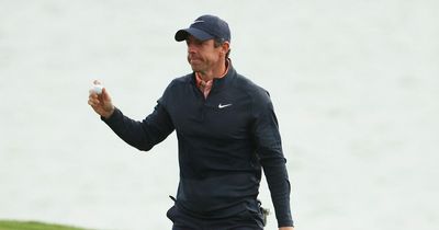 Rory McIlroy 'never been so glad to get off a golf course' after battling strong wind and gusts