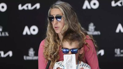 I feel privileged that I'm able to have Leo here: Azarenka