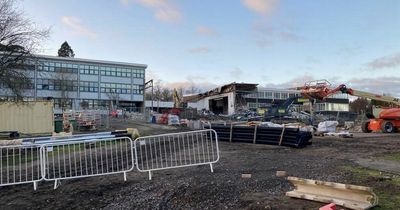 Demolition work begins on former buildings of Hexham's Queen Elizabeth High School