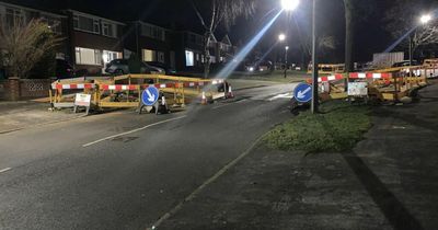 Photos show 'major sewer collapse' which has partially closed busy Nottingham road