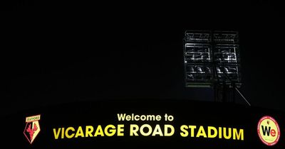 Watford vs Norwich City brought to stop after floodlight failure at Vicarage Road