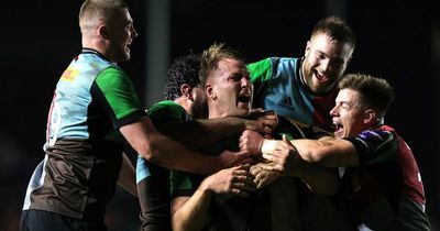 Alex Dombrandt bags try hat-trick to seal dramatic last-gasp win for Harlequins