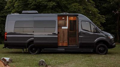 ARV Unveils Sprinter Camper With Wood Interior Made Entirely Of Cedar