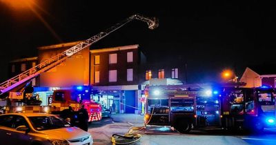 Dublin firefighters tackle business premises roof blaze