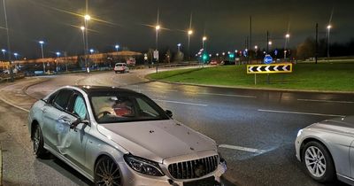 Mercedes driver arrested after police chase in Newton Heath