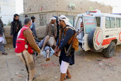 ‘A war crime against humanity’: Yemen rebels denounce attack
