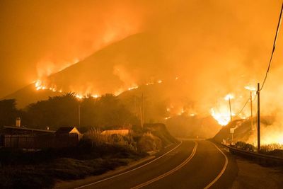 Wildfire near California's Big Sur forces evacuations