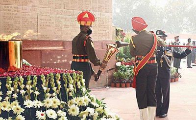 Amar Jawan Jyoti merged with war memorial flame