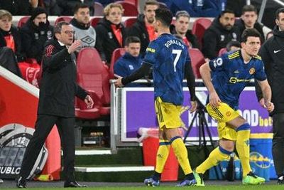 Cristiano Ronaldo reaction to Brentford substitution ‘too emotional’, says Ralf Rangnick