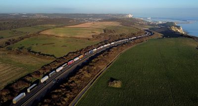 Huge lorry queues continue to build on main road in Dover