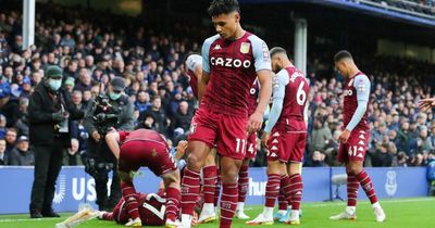 Police make arrest after 'missile' thrown at Aston Villa players during Everton match