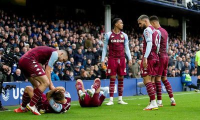 Everton fan arrested as club vow to ban bottle throwers after Aston Villa defeat