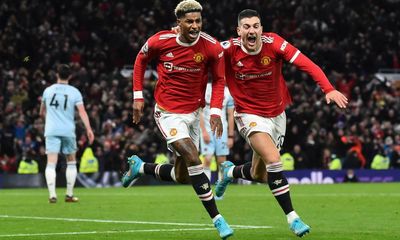Manchester United snatch victory over West Ham after Rashford’s late winner