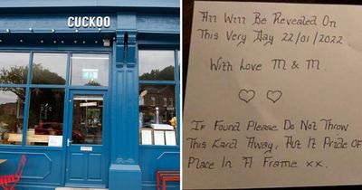 Prestwich bar's cryptic three-year-old love letter promises all will be revealed today
