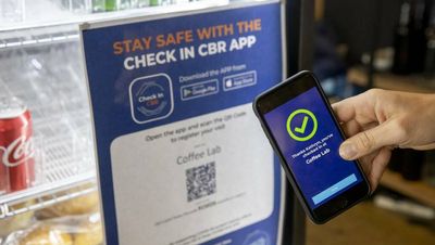 Steep, fast decline in Check In CBR QR code check-ins