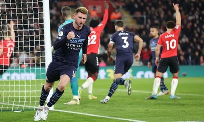 Aymeric Laporte spares Manchester City’s blushes at battling Southampton