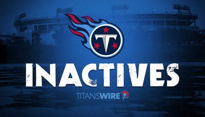 Titans vs. Bengals inactives for divisional-round game
