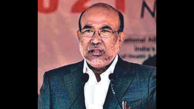 Manipur CM N Biren Singh rushes to Delhi to finalise BJP candidates