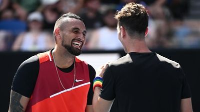 Nick Kyrgios, Thanasi Kokkinakis continue dream doubles run at Australian Open