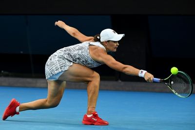 Barty crashes Anisimova party to blast into Melbourne quarters