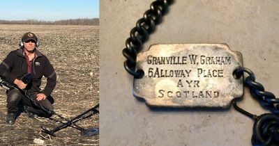 Mystery over Ayrshire man's ID bracelet and belongings found by metal detector near Canadian lake