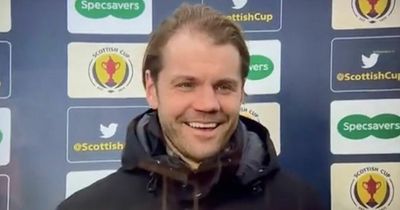 Hearts manager Robbie Neilson targeted by 'seething football fan' during TV interview