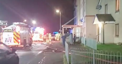 West Lothian woman rushed to hospital after deliberate fire in block of flats