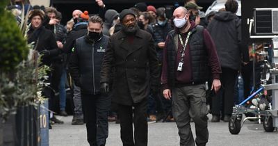 Watch Samuel L Jackson filming in Leeds city centre for new Marvel Disney Plus series