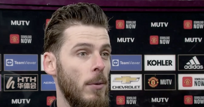 David de Gea sends message to Manchester United's fans following West Ham win