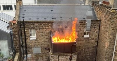 Guy Ritchie's London pub on fire for second time in a year as ferocious blaze takes hold