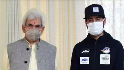 Winter Olympics bound J&K Alpine Skier Arif Khan calls on Lt Governor