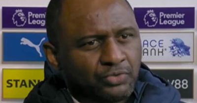 Patrick Vieira fumes over Liverpool penalty and makes Diogo Jota admission