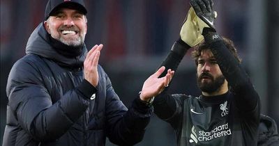 Jurgen Klopp makes his thoughts on Alisson's display vs Crystal Palace perfectly clear