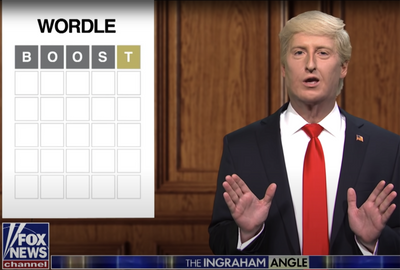 Trump plays Wordle on this week's "SNL"