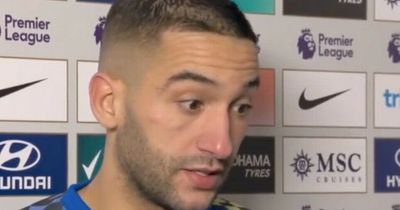 Hakim Ziyech thought his Chelsea wonder goal vs Tottenham was going over the bar