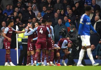 Fan charged after Aston Villa players hit by bottle thrown from crowd