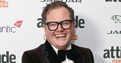 Alan Carr jokes he wants to meet 'horny groupies' as he parties after marriage split